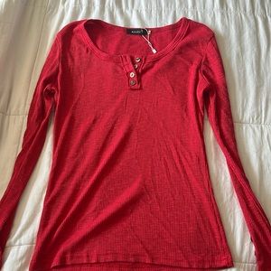 Red long sleeve size medium